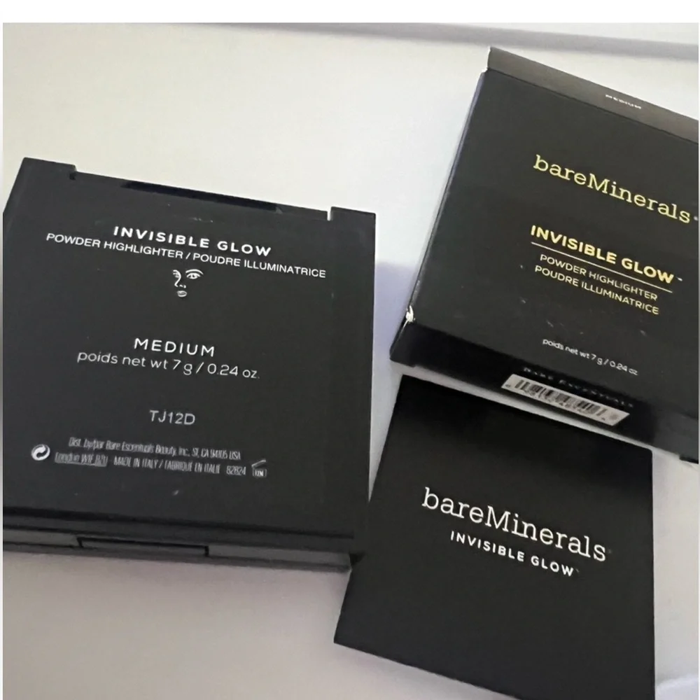 Bareminerals invisible glow powder highlighter MEDIUM DISCONTINUED NWT